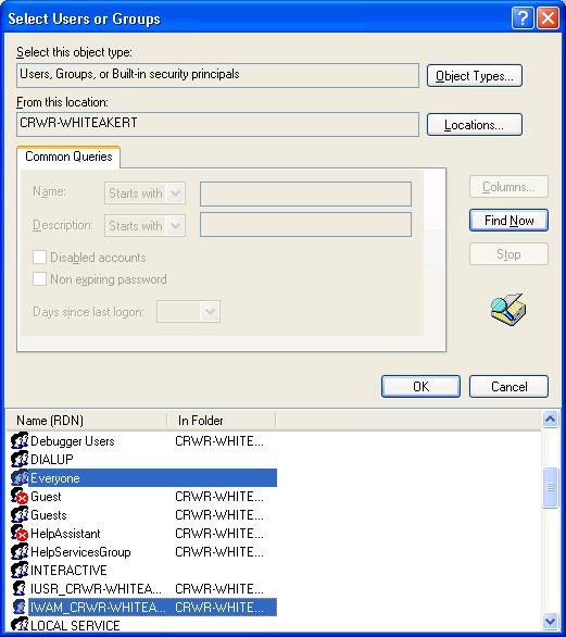 VISTA Contrl pnl program features turn win feats on off iis- enable asp.net Folder permissions: Everyone full control Create application classic asp.