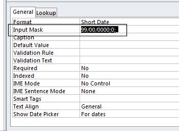 Click on the Datasheet View button (bottom-right) to switch to Datasheet View.