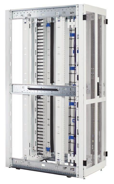 PDU mounting, airflow and cable management options configuration Ideal for