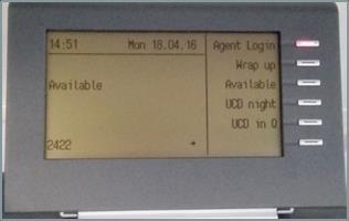 Wrap Up Available / Unavailable Display of calls within UCD Queue to which the UCD Agents ID has been assigned.