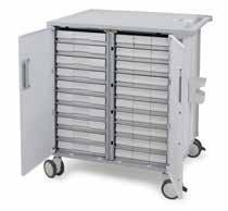 Key features include: Holds up to 120 small or 40 large drawers, accessible from either side of cart Supports 20 or more StyleView carts