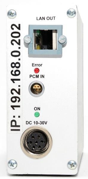 CTP-DEC HF-Receiver unit with external digital IP LAN interface (radio transmission version with HF BOX Quad with 4 receiver 1250-5000kbit) PCM OUT Pin 1 ----- Pin 2 = PCM + (pink wire) Pin