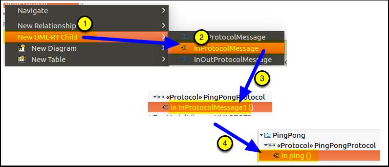 4.3 Add the "pong" Protocol Message To create the "pong" message, use the same process as for the creation of the "ping"
