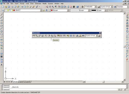 TOOLBARS AutoCAD provides several toolbars to access frequently used commands. The (1)Standard, (2)Object Properties, (3) Draw, and (4) Modify toolbars are displayed by default.