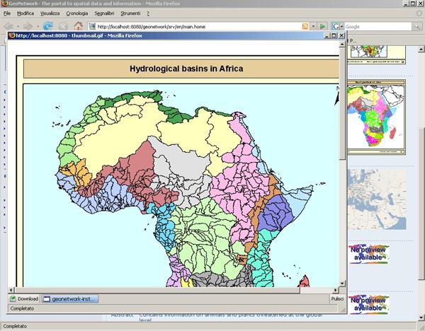 To better visualise the map through the map viewer, click on Open Map Viewer on the bottom left of the map screen (Figure 2.15, The interactive map viewer ). Figure 2.15. The interactive map viewer 4.