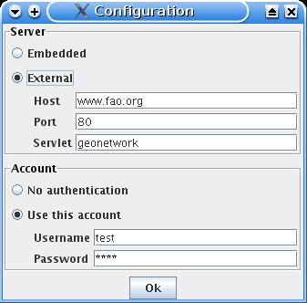 GeoNetwork s Administrator Survival Tool - GAST running on the embedded Jetty server. In addition to that, some tools require authentication so account parameters must be provided.