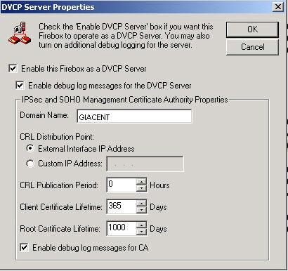 Next option is DVCP Server Properties Figure 2.4.