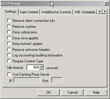 Figure 2.4.45 Remove client connection info option will block sensitive client network information from leaking out to the Internet (e-mail address, operating system, browser type etc.).