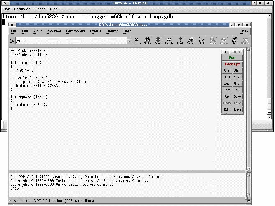 IGW/900 Using a Linux-based Host tftp g l loop 192.168.0.1 chmod +x loop gdbserver 192.168.0.1:2222.