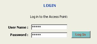 4 Access Point Mode Web Configuration 4.1 Logging In To configure the Access Point through the web-browser, enter the IP address of the Access Point (default: 192.168.1.2) into the address bar of the web-browser and press Enter.