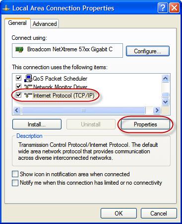 1. Connect the GCP-MG to your Ethernet network. 2. On a Windows PC, open the Control Panel and double-click on Network Connections.