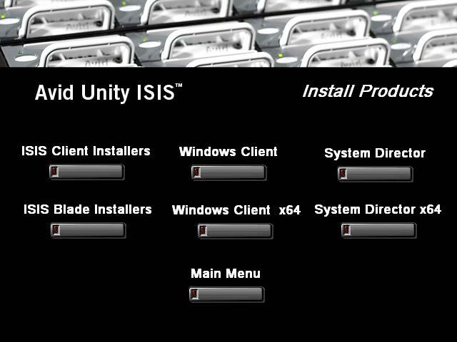 3 Configuring Avid Unity ISIS Hardware and Installing Software n Avid highly recommends that you click the ReadMe button.