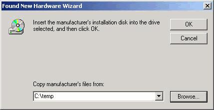Note: This same query appears if you selected Floppy disk drives or CD ROM drives but did not insert the disk into the