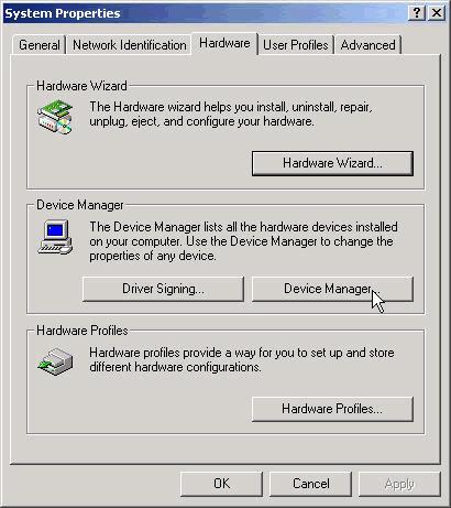 8. In the Device Manager window, double click Network Adapters.