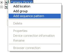 CHAPTER 5. OPERATION 1.3. Group Settings If the group is set, up to 4 views can be displayed simultaneously. 1. Select the camera group icon or location icon and rightclick it to display the pop-up menu shown at right.