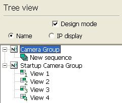 To register a device, drag it from the Device List to the group's view icon.