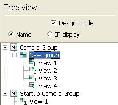 Select the location icon, the camera group icon and group view icon, then right-click. 2.