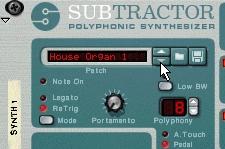 You could start tweaking the parameters to create a sound of your own, or you could select one of the included synth patches (and tweak this to your liking): 9.