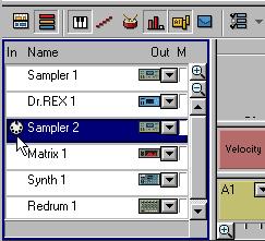 effect device automation - see the electronic documentation): To create a new sequencer track, pull down the Create menu and select Sequencer Track (or select Create Sequencer Track from the context