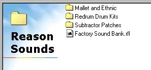 Background About the Database Reason songs and patches can contain references to other files on your hard disk, namely samples (wave or aiff files) or loop files created in ReCycle (REX files, see
