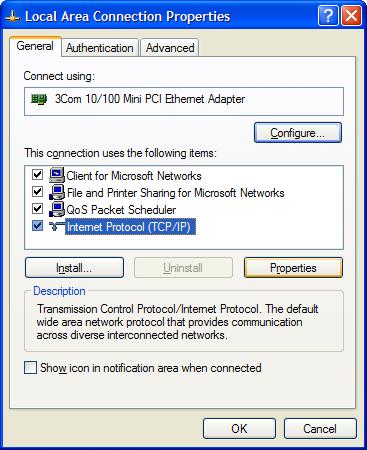 4.7.1 Using Windows XP/2000 1. From the Start menu, select My Computer, My Network, and then Display Network Connection.
