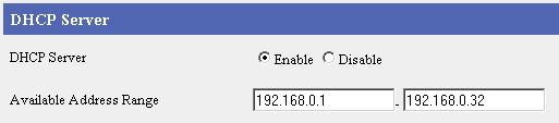 LAN IP Address Subnet Mask Port No. of Setup pages Port No. of Camera Portal You can enter the LAN (Home) side's IP address. The default factory setting is 192.186.0.254.