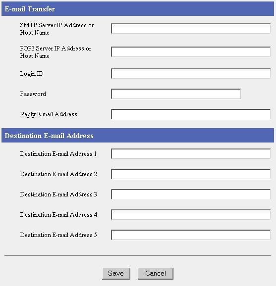 Application E-mail This function allows you to set mail forwarding used in the application platform function. This setting may be necessary depending on the application. 1.