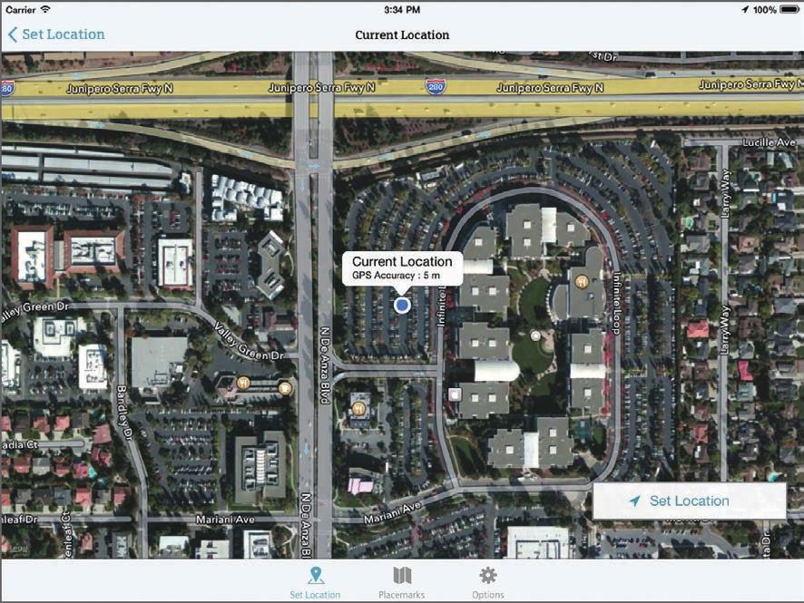 Intosite ipad app guidelines 21 Working with GPS method (continued) GPS accuracy refers to how close you are to the location that was determined by the GPS.