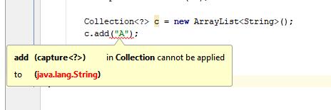 23 Wildcards? So what is the supertype of all kinds of collections? It s written Collection<?>, that is, a collection whose element type matches anything void printcollection(collection<?