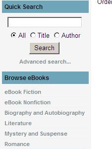 19. To look for an ebook you can either Browse the Catalog or do a Quick Search. 20.