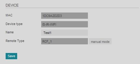 Make sure that you have your IntesisHome device registered. 3. Go to the settings/device section. 4.