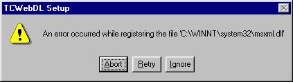 EXE file. This will install updated database system files. After that installation completes, start the TCweb Data Logger installation again. 3.