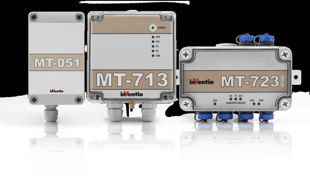 Autarkic Data Loggers - MT-051 / MT-713 / MT-723 Use in the most demanding environments These data loggers are designed for use in difficult to reach and widely distributed locations.