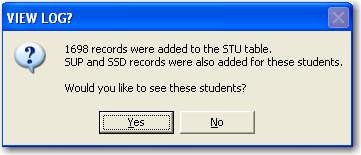 If there is data that cannot be corrected you can still continue on with the Import Student process.