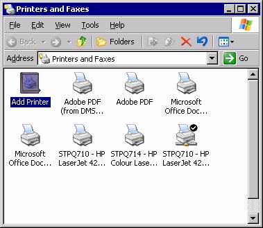 Terminal Services User Guide PHM Suite 15 You can distinguish now the printers that are mapped through Printer Redirection and the ones that are manually mapped in your session by the printer icon