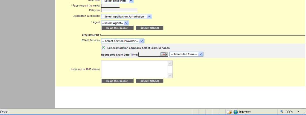 Adding New Orders To create a new Service Order, click the Service Order Tab. Click New Order.