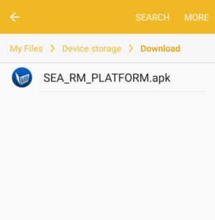 01. Copy & Run Retail Mode Application APK 1. Download Retail Mode Application APK from the link provided (page 6) to a computer 2.