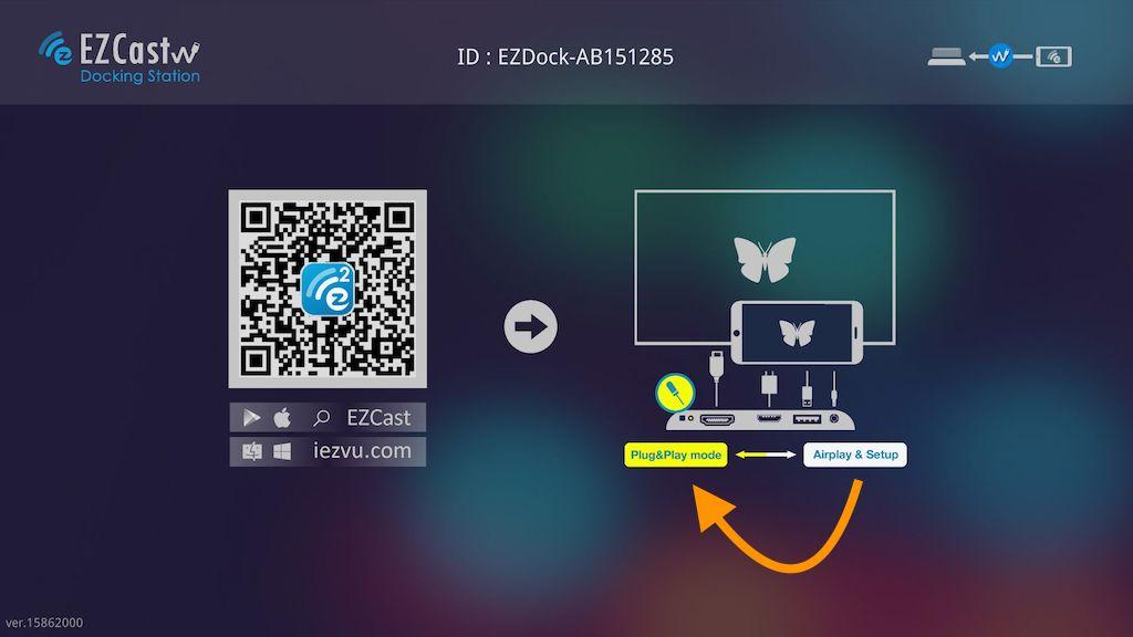 Software Installation Please download EZCast from App Store. You may also scan the QR code on TV screen for download.