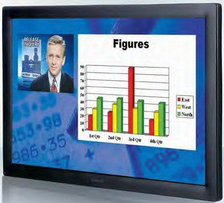 LCD monitors offer several advantages: Larger effective
