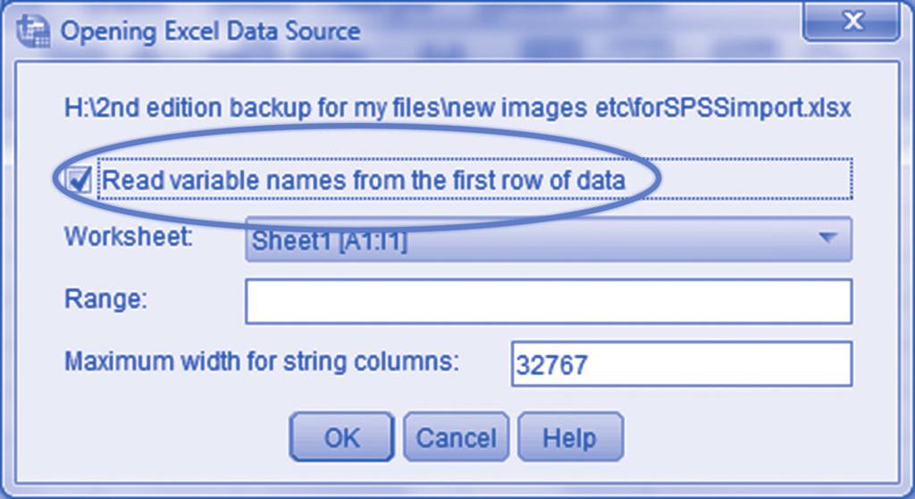 38 YOUR BASIC SPSS TOOLBOX Naming and Labeling Your Variables Regardless of how you will enter your data, you want to make sure that you record enough information about your variables so that you won