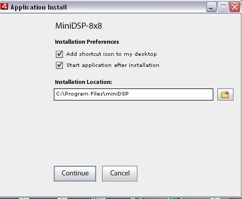 The following section will highlight the steps required to configure the minidsp plug-in.