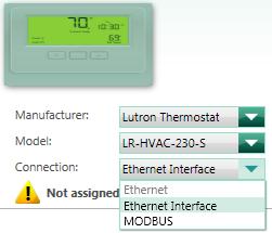 Note: when adding the 3 rd Party HVAC interface, a zone is automatically added by default.