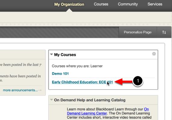 Step 2: Navigate to Course & Select Assignment Locate the My Courses window on the right hand side of your screen. 1.