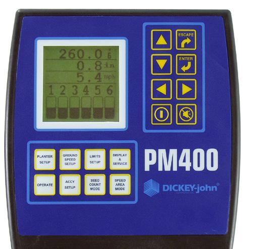 PM300-332 - 400 PLANTER MONITORS DICKEY-john Sales 800-637-2952 agsales@dickey-john.com DICKEY-john Technical Support 800-637-3302 service@dickey-john.