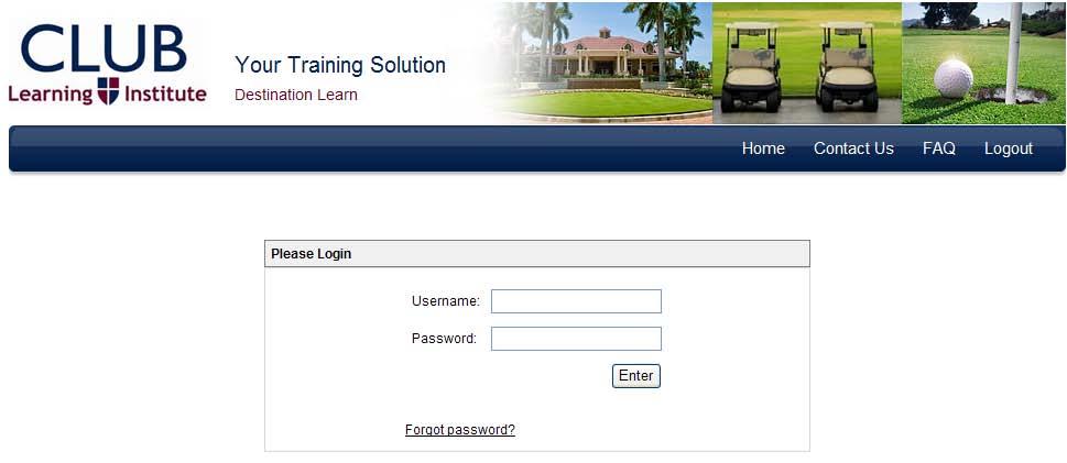 How do I login to the learning management system (LMS)? 1. Open your web browser and type in the link provided to you by your club, such as http://verticlimb.learn.com/cli/yourclubnamehere.