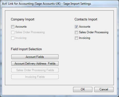 Act! Link for Accounting allows you to link on both a Company and a Contact level. You can choose to link to both, or only one if you prefer. A key feature of Act!