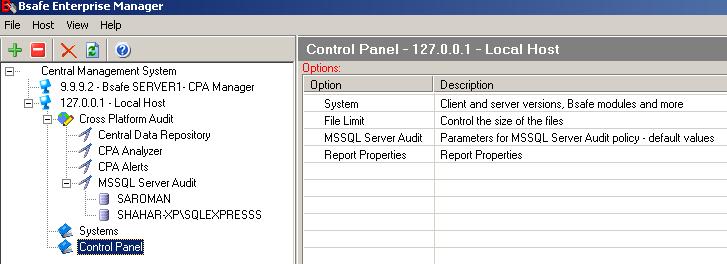 Control Panel Control Panel Properties of