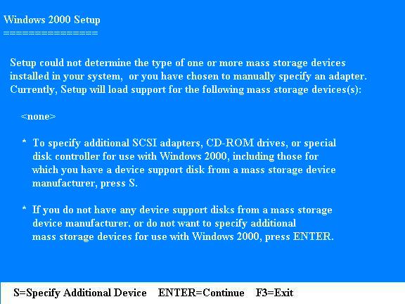 Installing a Hard Drive in Windows 2000 or XP Note: An assumption is that the new hard drive is physically mounted and all hardware and system BIOS are correctly configured before attempting to