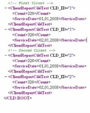 XML File Data look a bit different in XML. Here s how the same data from the previous examples might look in XML.