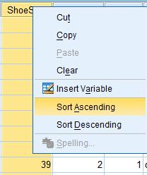 Use the Menu bar and choose Data >> Sort Cases This option enables you to sort by more than one variable. If you sort by e.g.